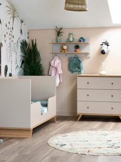 Obaby Thea Cotbed & Changing Unit Set, Latte - view 2, Latte