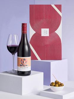 John Lewis Wine Duo & Nibbles Gift Box - view 2, Multi