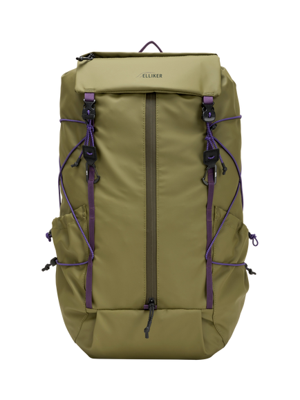 ELLIKER Cautley Flap Over Backpack, Khaki