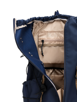 ELLIKER Cautley Flap Over Backpack - view 2, Navy