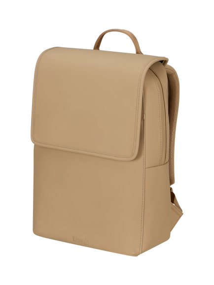 Lipault LOST IN BERLIN Square Backpack, 12L, Sandstone