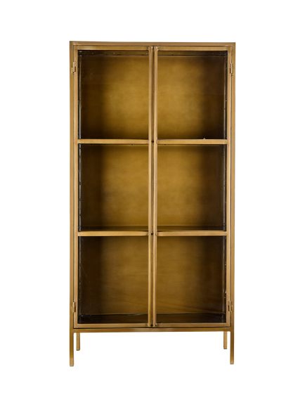 nkuku Ranchi Tall Iron Cabinet - view 2, 