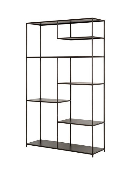 nkuku Tanvi Wide Iron Display Shelf, 