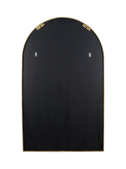 nkuku Murwara Full Length Arched Mirror, Brass - view 2, Brass