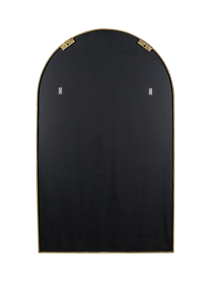 nkuku Murwara Full Length Arched Mirror, Brass - view 2, Brass