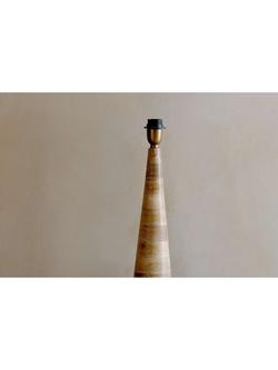 nkuku Chameli Mango Wood Table Lamp Base, Natural - view 2, 