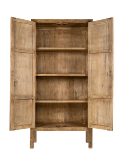nkuku Yasha Reed Mango Wood Cabinet - view 2, 