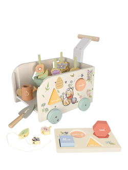 Disney Winnie the Pooh Pull Along Wooden Garden Cart - view 2, Multi