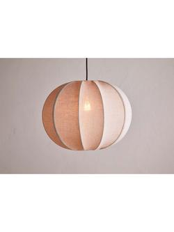 nkuku Orisa Linen Lampshade - Off White, Dia.44cm - view 2, Off White