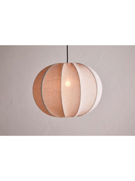 nkuku Orisa Linen Lampshade - Off White, Dia.44cm - view 2, Off White