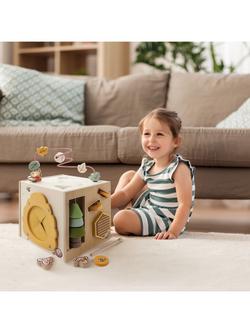 Disney Winnie the Pooh Wooden Activity Cube - view 2, Multi