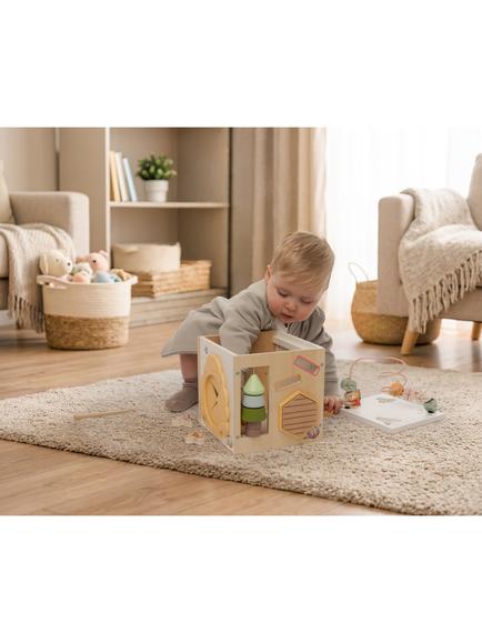 Disney Winnie the Pooh Wooden Activity Cube - view 2, Multi