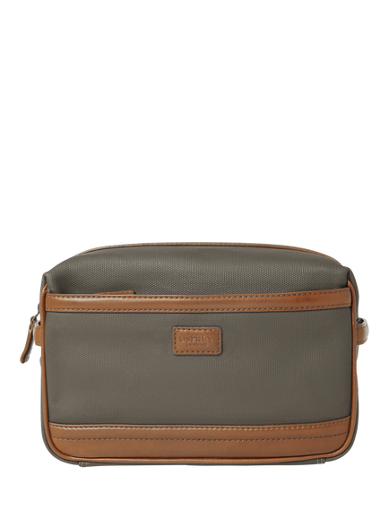 OSPREY LONDON Frontline Wash Bag, Khaki/Chestnut
