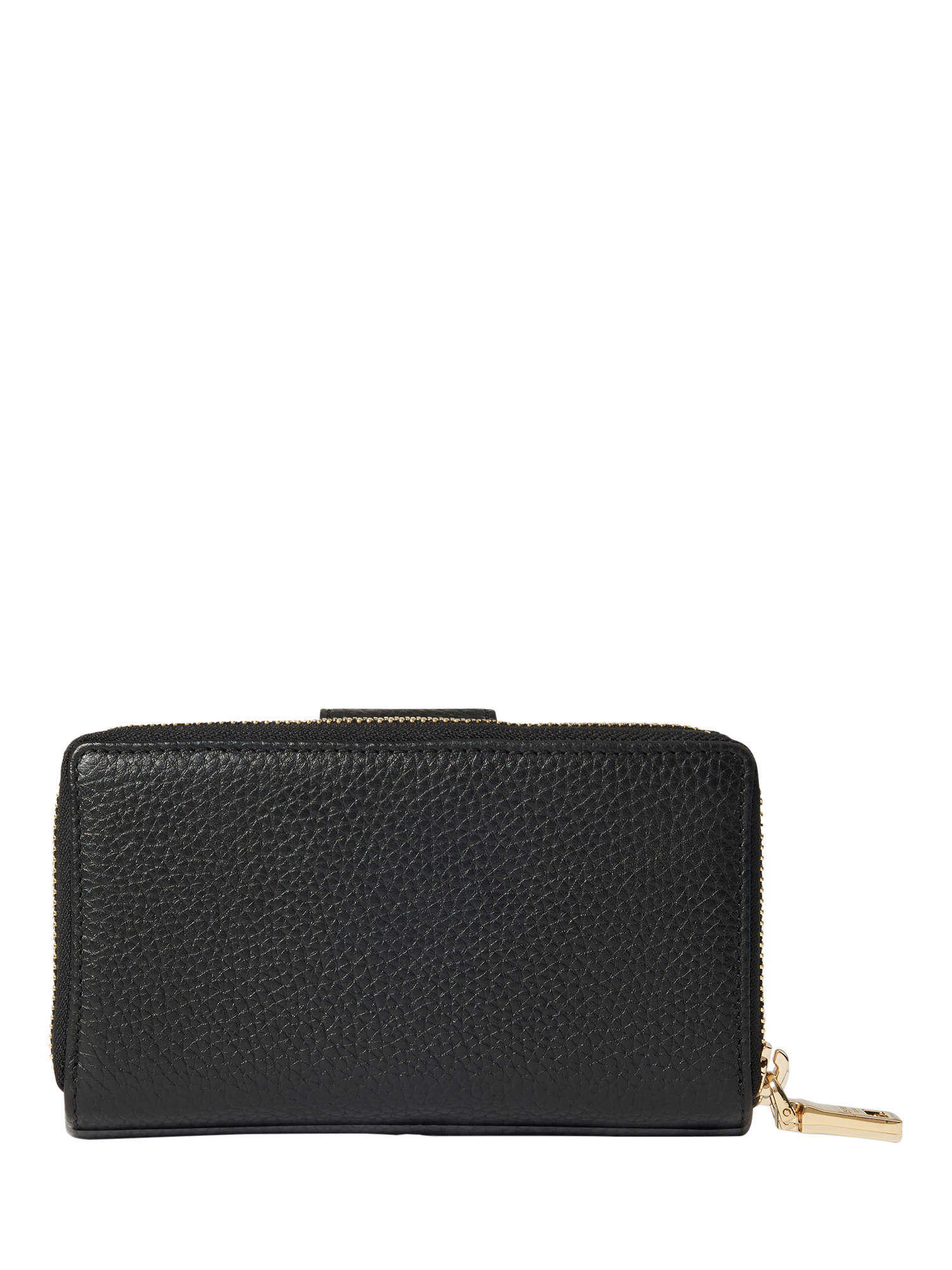 Product image 3 of 5, which shows OSPREY LONDON Core Medium Leather Matinee Purse, Black