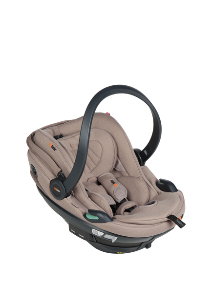 BeSafe Go Beyond² iSize Baby Car Seat, Dark Sand Softbreeze, Dark Sand Softbreeze