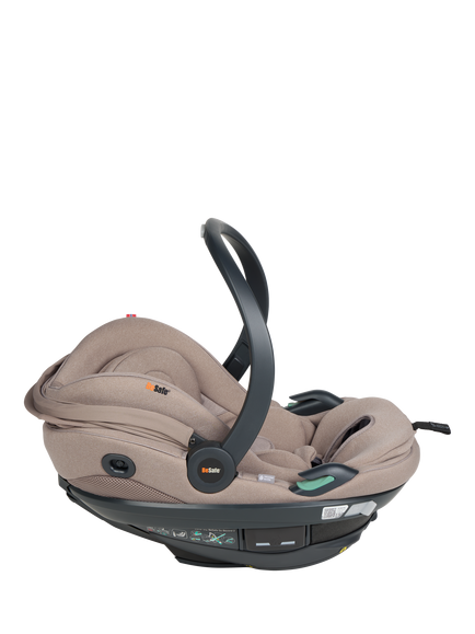 BeSafe Go Beyond² iSize Baby Car Seat, Dark Sand Softbreeze - view 2, Dark Sand Softbreeze