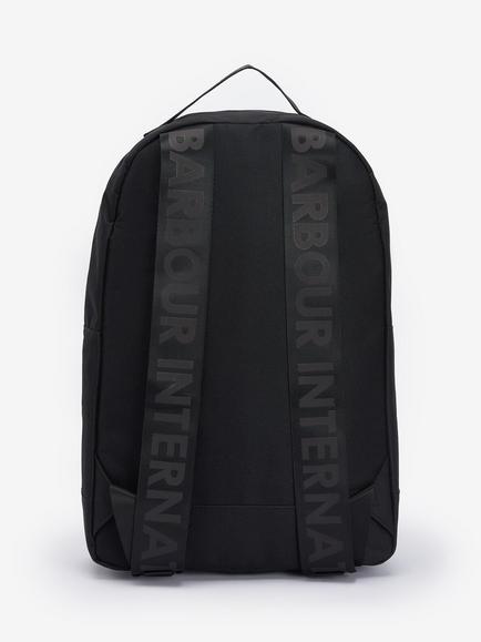 Barbour International Knockhill Essential Backpack, Black - view 2, Black