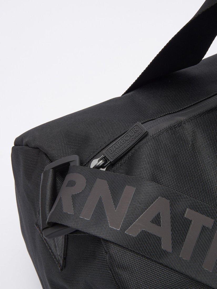 Barbour International Knockhill Essential Holdall Bag, Black