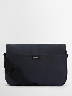 Barbour Transport Riever Crossbody Satchel Bag, Navy - view 2, Navy