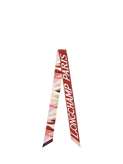 Longchamp En Pleine Vague Silk Headband, Cognac, Cognac