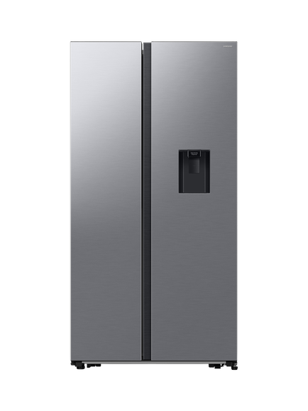 Samsung Series 6 RS57DG410EM9EU Freestanding 65/35 Smart American Fridge Freezer, Silver, Silver
