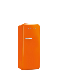 Smeg FAB28ROR6 Freestanding Fridge - view 2, Orange
