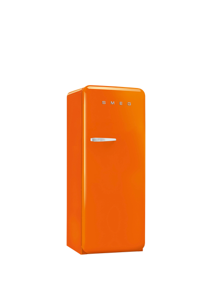 Smeg FAB28ROR6 Freestanding Fridge - view 2, Orange
