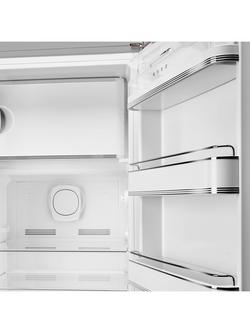 Smeg FAB28RSV6 Freestanding Fridge - view 2, Silver
