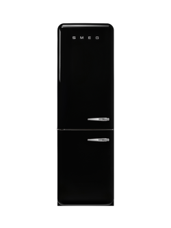 Smeg FAB32LBL6UK Freestanding 70/30 Fridge Freezer - view 2, Black