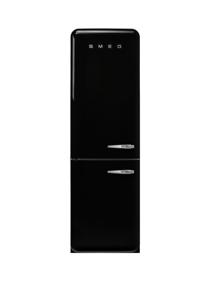 Smeg FAB32LBL6UK Freestanding 70/30 Fridge Freezer - view 2, Black