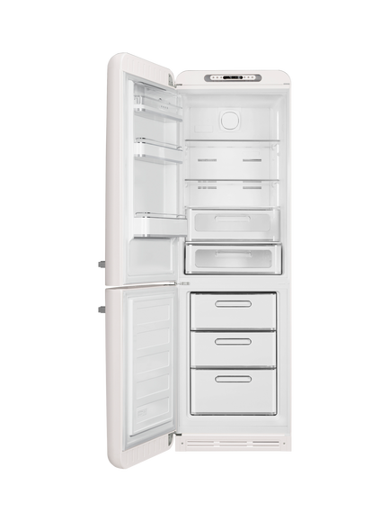 Smeg FAB32LWH6UK Freestanding 70/30 Fridge Freezer - view 2, White