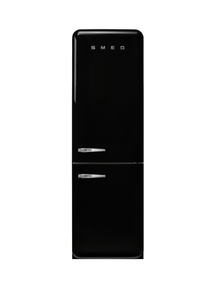 Smeg FAB32RBL6UK Freestanding 70/30 Fridge Freezer, Black