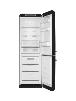 Smeg FAB32RBL6UK Freestanding 70/30 Fridge Freezer - view 2, Black