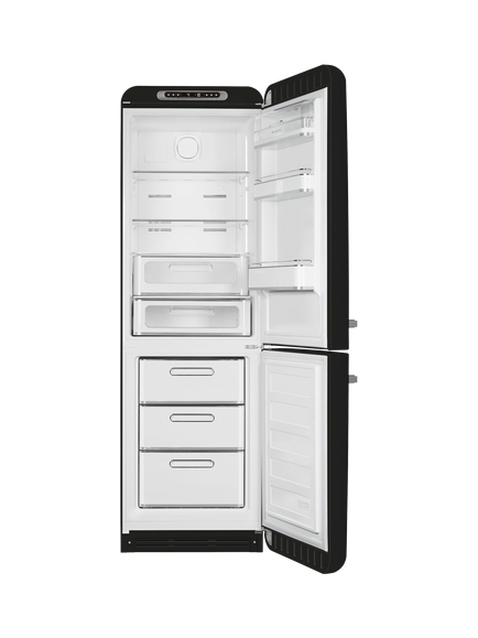 Smeg FAB32RBL6UK Freestanding 70/30 Fridge Freezer - view 2, Black