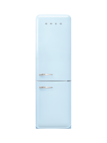 Smeg FAB32RPB6UK Freestanding 70/30 Fridge Freezer, Pastel Blue