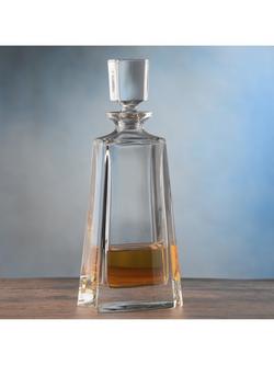 Crystalite Bohemia Boston Large Crystal Glass Spirits Decanter, 650ml, Clear - view 2, Clear