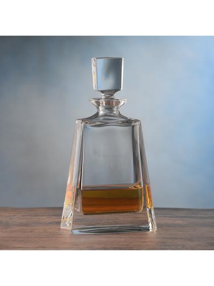 Crystalite Bohemia Boston Medium Crystal Glass Spirits Decanter, 600ml, Clear - view 2, Clear