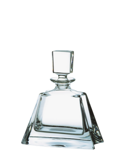 Crystalite Bohemia Boston Small Crystal Glass Spirits Decanter, 550ml, Clear, Clear