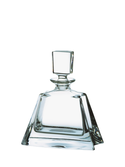 Crystalite Bohemia Boston Small Crystal Glass Spirits Decanter, 550ml, Clear, Clear