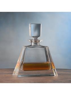 Crystalite Bohemia Boston Small Crystal Glass Spirits Decanter, 550ml, Clear - view 2, Clear