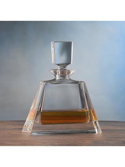Crystalite Bohemia Boston Small Crystal Glass Spirits Decanter, 550ml, Clear - view 2, Clear