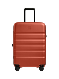 Antler Icon Stripe 66cm Expandable Double Wheel Medium Suitcase, Buckthorn Red - view 2, Buckthorn Red