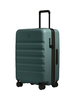 Antler Icon Stripe 66cm Double Wheel Medium Suitcase, Glade Blue, Glade Blue