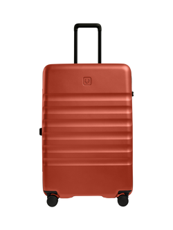 Antler Icon Stripe 78cm 4-Wheel Large Cabin Suitcase, 90L, Buckthorn Red - view 2, Buckthorn Red