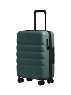 Antler Icon Stripe 55cm Double Wheel Cabin Suitcase, Glade Blue, Glade Blue