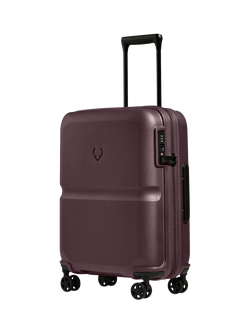 Antler Icon Single Stripe 55cm Expandable Double Wheel Cabin Suitcase, Lagoon Red, Lagoon Red