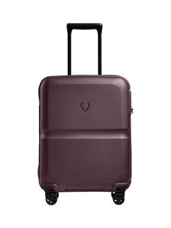 Antler Icon Single Stripe 55cm Expandable Double Wheel Cabin Suitcase, Lagoon Red - view 2, Lagoon Red