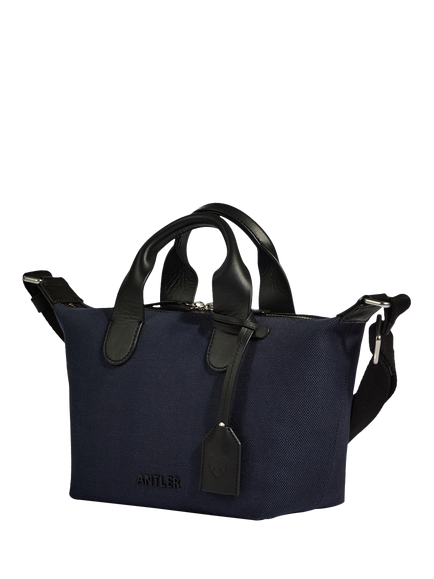 Antler Heritage Mini Canvas Crossbody Bag, Black