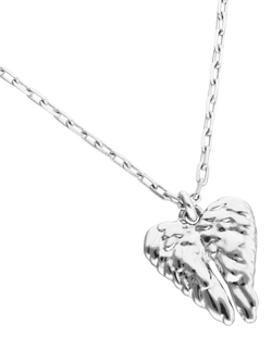 UNOde50 Ser Invencible Short Chain Wing Pendant Necklace - view 2, Silver