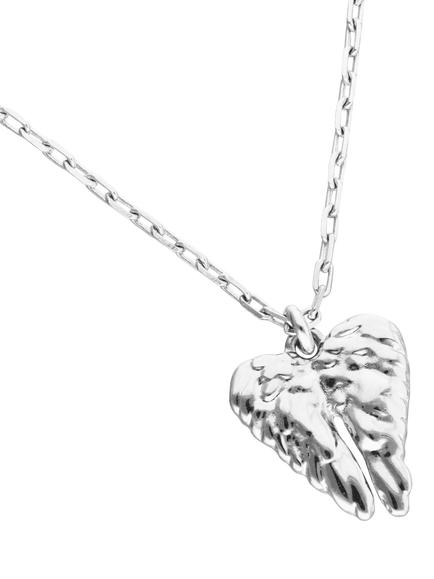 UNOde50 Ser Invencible Short Chain Wing Pendant Necklace - view 2, Silver